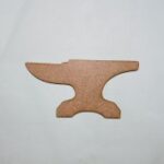Laser Cut Unfinished Anvil Shape Wood Cutout Free Vector