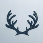 Laser Cut Wooden Reindeer Antlers Cutout Wood Reindeer Antlers Shape Free Vector