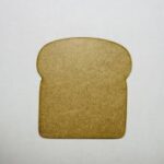 Laser Cut Wooden Bread Cutout Free Vector