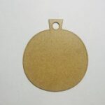 Laser Cut Wooden Christmas Ornament Ball Blank Unfinished Craft Decoration Free Vector