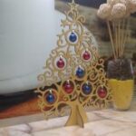 Laser Cut Decorative Artificial Christmas Tree Free Vector