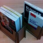 Laser Cut Cardboard Book Holders SVG File