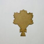Laser Cut Unfinished Wedding Bouquet Wood Cutout Free Vector