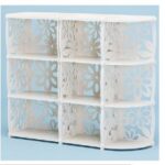 Laser Cut Decorative Shelf Bookcase Free Vector