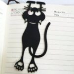 Laser Cut Creative Cat Shaped Bookmark