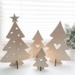 Laser Cut Christmas Tree Tabletop Decor Tree Toppers Tree Ornaments