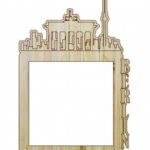 Laser Cut Photo Frame Berlin Free Vector