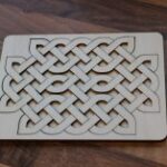 Laser Cut Celtic Knot Tray Puzzle SVG File
