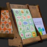 Laser Cut Book Display Stand DXF File