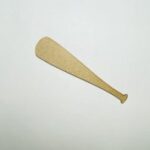 Laser Cut Unfinished Baseball Bat Wood Cutout Free Vector
