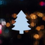 Laser Cut Christmas Tree Shape Cutout Free Vector