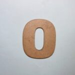 Laser Cut Wood Number 0 Cutout Number Zero Shape Free Vector