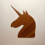 Laser Cut Unicorn Wood Cutout Unfinished Wood Craft Blank Free Vector