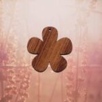 Laser Cut Unfinished Wooden Flower Cutout For Crafts Free Vector