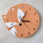 Laser Cut Modern Contemporary Wall Clock Free Vector
