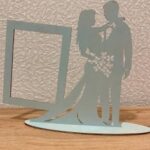 Laser Cut Wedding Bride Groom Photo Frame Free Vector