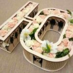 Laser Cutting Wedding 10 Years Anniversary Decor Free Vector