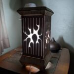 Laser Cut Tongue Drum Inspired Table Lamp SVG File