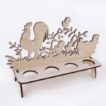 Laser Cut Easter Stand DXF File