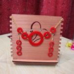 Laser Cut Acrylic Dangle Earrings With Necklace Free Vector
