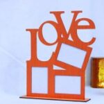 Laser Cut Love Picture Frame Free Vector