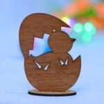 Laser Cut Easter Egg Decor Free Vector