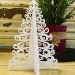 Laser Cut Christmas Tree Template SVG File