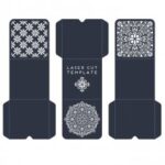Laser Cut Gatefold Invitation Card Template Free Vector