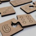 Laser Cut Montessori Number Puzzle