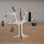 Laser Cut Tree Ring Holder DXF File