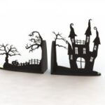 Horror Book Support Laser Cut Free Vector