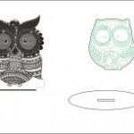 Sleepy-eyed Owl Night Light Free Vector