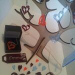 Laser Cut Tree Ring Holder DXF File