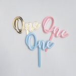 Laser Cut One Cake Topper