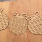 Christmas ornament laser cutting Free Vector