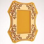 Laser Cut Wood Frame DXF File
