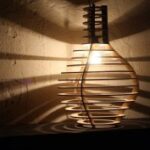 Laser Cut Wooden Hanging Lamp