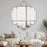 Laser Cut Bohemian Style Decorative Mirrors, Acrylic Mirrors Wall Decoration