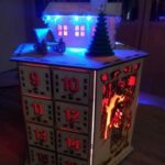 Laser Cut Hexagonal Advent Calendar SVG File