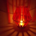Laser Cut Acrylic Tea Light Lantern Free Vector