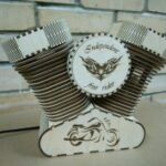 Laser Cut Harley Davidson Lamp Night Light Free Vector