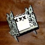 Laser Cut Desktop Book Stand Book Shelf Free Vector