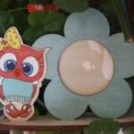 Laser Cut Owl Photo Frame Free Vector