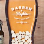 Laser Cut Beer Drop Hearts Wedding Guest Books Alternative Free Vector