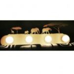 Jungle Animal Lamp Safari Lamp Laser Cutting Template Free Vector