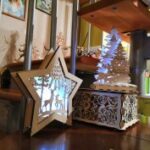 Laser Cut Tree Shape Lamp Night Light Free Vector