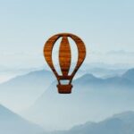 Laser Cut Unfinished Wooden Hot Air Balloon Cutout Free Vector