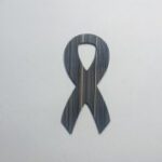 Laser Cut Cancer Ribbon Cutout Unfinished Wood Cancer Ribbon Shape Free Vector