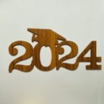 Laser Cut Graduation Cap Unfinished Cutout Wooden Shape Free Vector