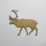 Laser Cut Wood Reindeer Cutout Reindeer Shape Free Vector